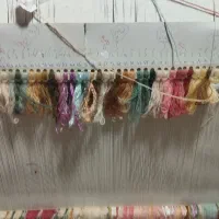 یک جفت فرش نیمه کاره زرنیم اولیا با تمام مصالح|فرش|تبریز, |دیوار
