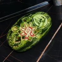 تزئینات یلدایی هندوانه و کدو