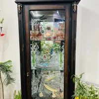 پارتیشن و ویترین ۴ طبقه تمام چوب