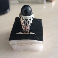 انگشتر نقره و سکه نقره  صفوی ف