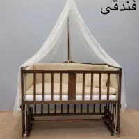 تخت کنار مادر چوبی|تخت و صندلی بچه|ساری, |دیوار