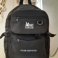 کیف مدرسه مشکی نو
