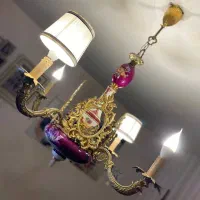 لوستر آنتیک ایتالیایی|لوستر و چراغ آویز|تهران, توحید|دیوار