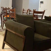 میز نهار خوری ۸ نفره چوب