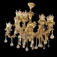 لوستر پنج شاخه ده شعله