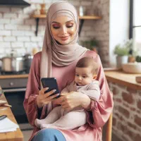 کار با گوشی درمنزل مخصوص بانوان