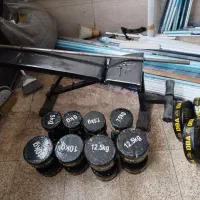 دمبل و متعلقات در حد نو