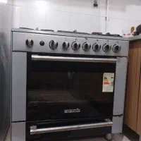 گاز فر پنج شعله کاملا سالم