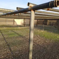 لوله گالوانیزه قدیمی