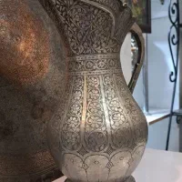 پارچ مسی قلم کاری قدیمی