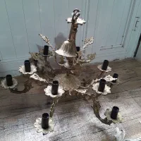 لوستر برنزی|لوستر و چراغ آویز|تبریز, |دیوار