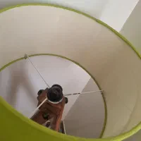 شید اباژور یا کلاهک اباژور|چراغ خواب و آباژور|ری, دیلمان|دیوار