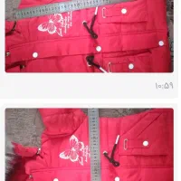 کاپشن قرمز دخترانه سایز ۵۰|کفش و لباس بچه|تهران, نازی‌آباد|دیوار