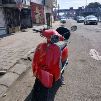 موتور وسپا اسپورت ۱۷۰ccصفر خشک رنگ قرمز|موتورسیکلت|رشت, یخسازی|دیوار