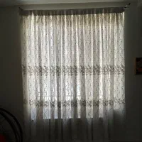 پرده خامه دوزی با آستری حریر