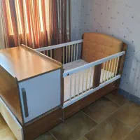 تخت نوزاد و کودک به همراه تشک