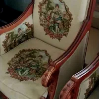 مبل کتیبه ای ۹ نفره تمام چوب|مبلمان خانگی و میز عسلی|تبریز, |دیوار