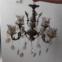 لوستر برنزی ۳ شاخه