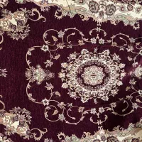 زیلو مخملی زرشکی خوش نقش نوی نو