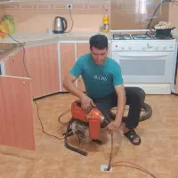 لوله باز کنی محمد با دستگاه فنر برقی