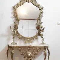 آینه شمعدان برنزی