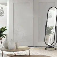 آیینه پایه فلزی مدل رونیکا طبقه دار و بزرگ