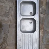 سینک دوقلو استیل محکم