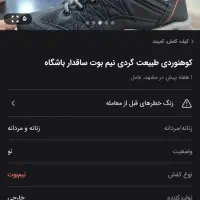 کفش/نیم پوت سالم و نو سایز ۴۱|کیف، کفش، کمربند|مشهد, امام خمینی|دیوار