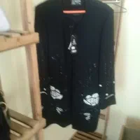 مانتو مجلسی تمام سنگ دوزی شده سایز ۵۰