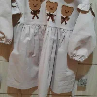 پیراهن دخترانه کتان