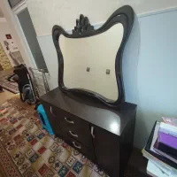 کنسول آیینه قهوه ای