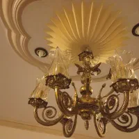 لوستر طرح فرشته ۶شاخه|لوستر و چراغ آویز|یزد, |دیوار