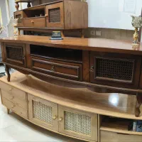 فروش فوق‌العاده میز تی وی چوبی به علت انبار گردانی|میز تلویزیون|مشهد, گوهرشاد|دیوار