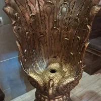 دکوری طاووس مجسمه زینتی دکور خانه و مغازه