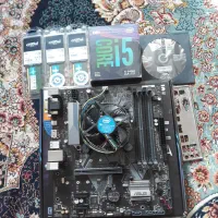 cpu i5core 9400f اینتل و مادربرد ایسوز b365ma -8-9|قطعات و لوازم جانبی رایانه|تهران, نعمت‌آباد|دیوار