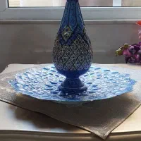 گلدان و بشقاب میناکاری کاردست اصفهان|صنایع دستی و سایر لوازم تزئینی|قم, چهل درخت‎|دیوار