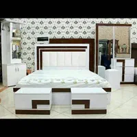 تخت خواب دو نفره ست کامل|تشک تختخواب|چابهار, |دیوار