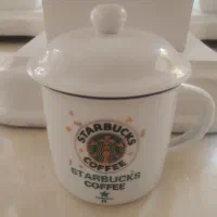 لیوان Star bucks coffee دردار