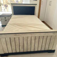 ست تخت خواب و کتابخانه نوجوان بسیار تمیز