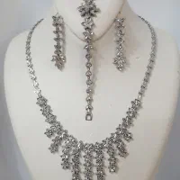 سرویس گردنبند نقره زنانه