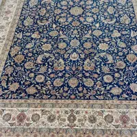 فرش ۶متری آبی ابریشم