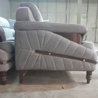 مبل ترک چوب گردو ۸نفره خلبانی|مبلمان خانگی و میز عسلی|کازرون, |دیوار