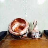 ظروف مسی شکلات خوری قندان گلدان جهیزیه|صنایع دستی و سایر لوازم تزئینی|تهران, امیریه|دیوار