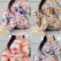 بلوز شلوار مخمل سه بعدی