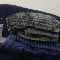 روکش خوشخواب با روبالشتی طوسی و سرمه ای