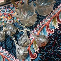 دیوارکوب برنجی|لوستر و چراغ آویز|بهارستان, |دیوار