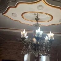 لوستر برنجی|لوستر و چراغ آویز|اسلام‌شهر, شهرک قائمیه|دیوار