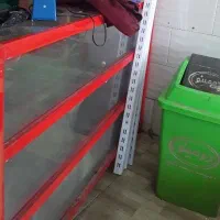 یخچال‌دوطرف‌نما،ویترین، قفسه وسطل زباله‌سوپر‌مارکت|فروشگاه و مغازه|بروجرد, |دیوار