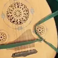 ساز عود بربط ساخت نرمان آبنوسی اصل کلکسیون