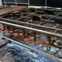 گاز صنعتی شش شعله به همراه سرخ کن